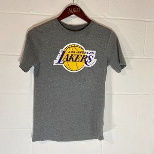 Team Athletics Gray Short Sleeve Lakers Shirt